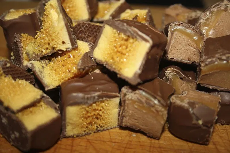 Crunchy and Mars bars