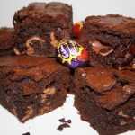 Mini Cadbury Cream Egg Brownies