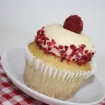 Raspberry and White Chocolate Cupcakes