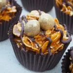 Salted Caramel Cornflake Clusters