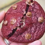Red Velvet Chocolate Chip Cookies