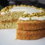 Pistachio, Courgette & Lemon Cake